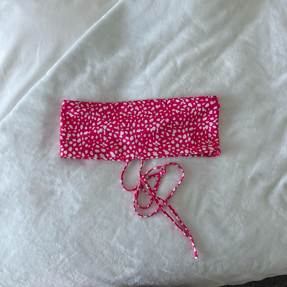 PacSun Pink and White Bikini